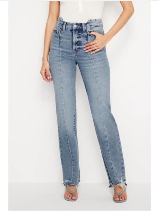 Good American Denim - Good American Good Boy Straight Jeans Size 14/32